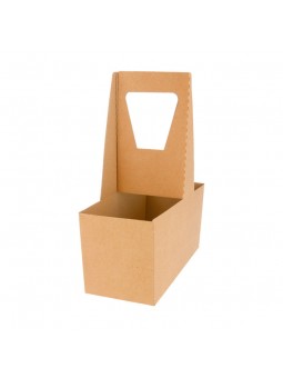 Portavasos, 2 vasos de cartón